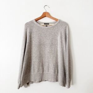 EILEEN FISHER Gray  Cashmere Blend Sweater Small.